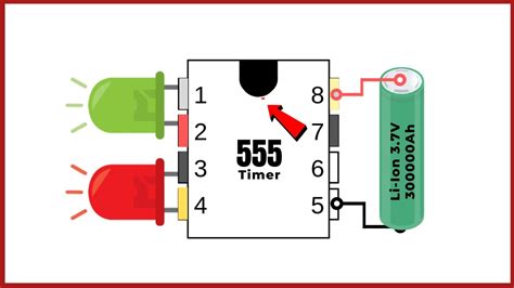 Simple Led Flasher Circuit Diagram