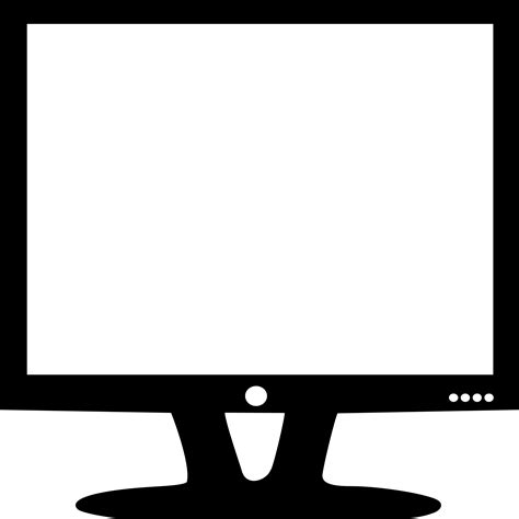 Clipart - Computer monitor