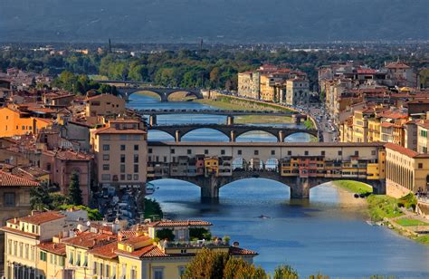 Ponte Vecchio Bridge In Florence At Sunset • Travel Photography Prints