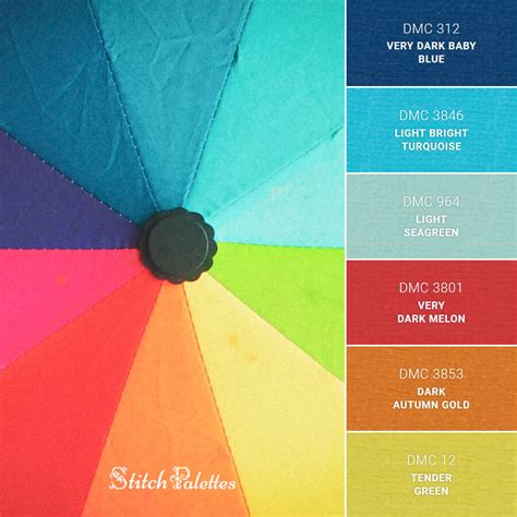 Rainbow Color Palette - Hex Color Code F6bfbc Rainbow Color Information Hsl Rgb Pantone ...