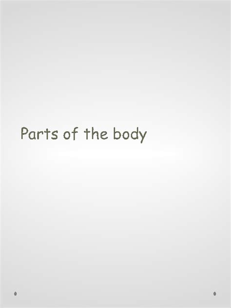 Human Body Parts