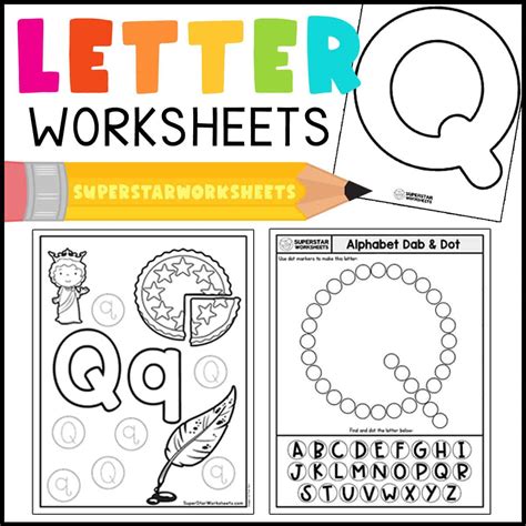 Letter Q Worksheets - Superstar Worksheets