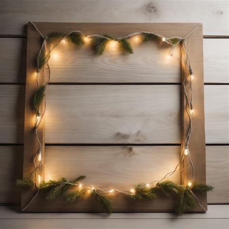 Premium Photo | String light border