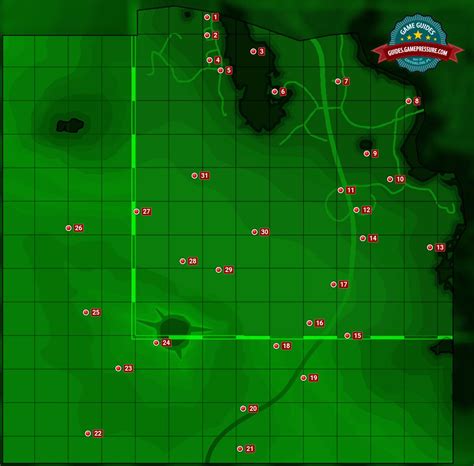 Fallout 4 Printable Map