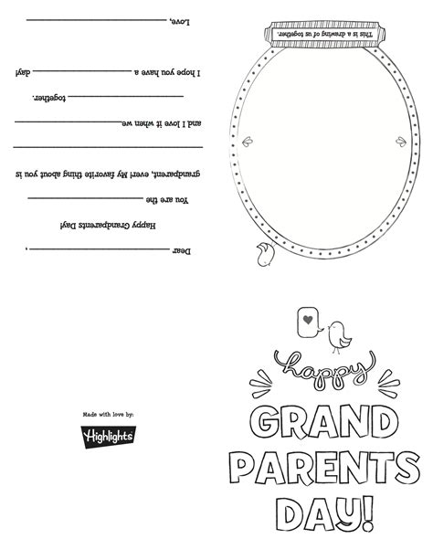 Grandparents Day Cards Printable Free - Free Printable