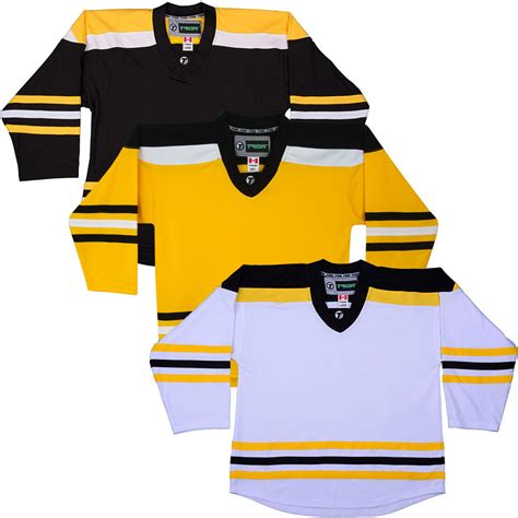 Boston Bruins Hockey Jersey - TronX DJ300 Replica Gamewear - JerseyTron