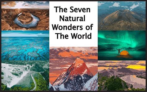 The 7 Natural Wonders Of The World in 2022 | Wonders of the world, 7 natural wonders, Natural ...