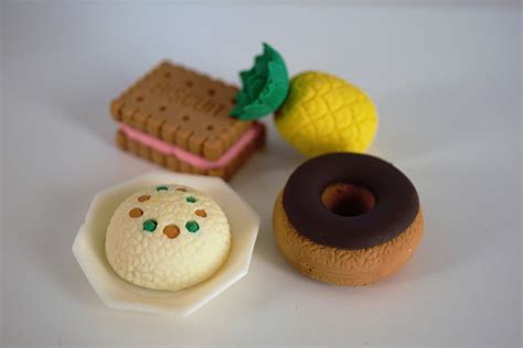 Food Erasers - Etsy