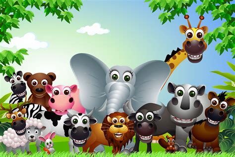 Discover more than 63 cute cartoon animals wallpaper latest - in.cdgdbentre