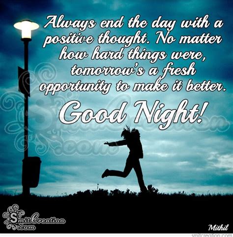 Good Night Inspirational Quotes Pictures and Graphics - SmitCreation.com