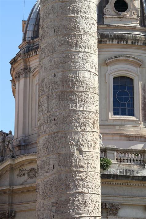 Trajan`s Column, Rome - Italy Stock Photo - Image of column, location: 159424796