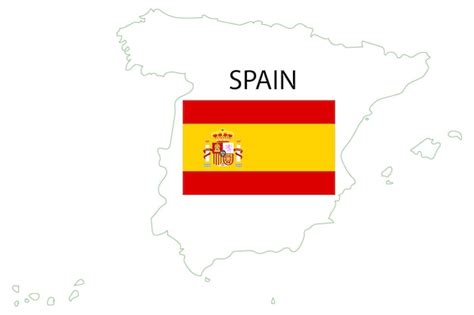 Premium Vector | Spain flag map silhouette map europe map vector national flag graphic design ...