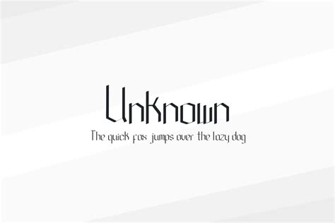 Unknown Font - Download Free - JustFreeFonts.com