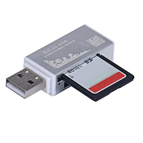 All in 1 USB 2.0 Multi Memory Card Reader Adapter Connector For Micro SD MMC SDHC TF M2 Memory ...