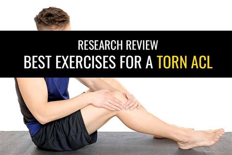 Exercises For Torn ACL | Anterior Cruciate Ligament Injury | Acl tear, Cruciate ligament, Torn ...