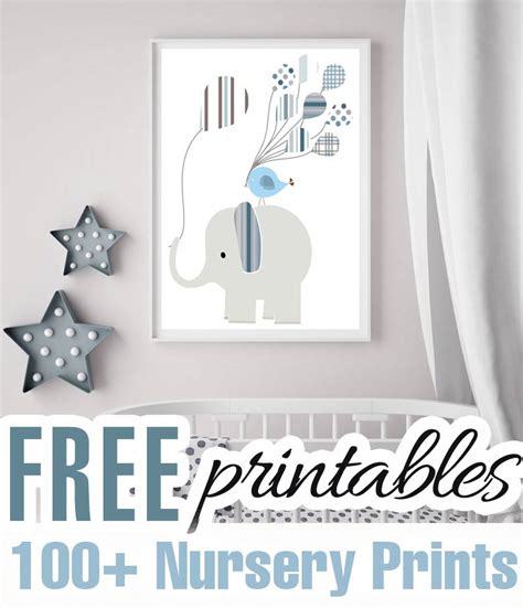 100+ Best Free Nursery Printables and Wall Art - Craft-Mart