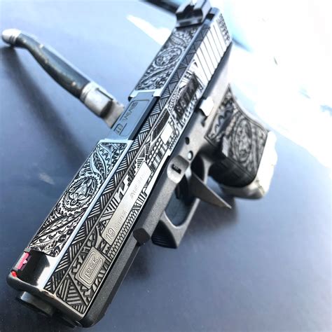 Full Slide Engraving | Dark Alliance Firearms