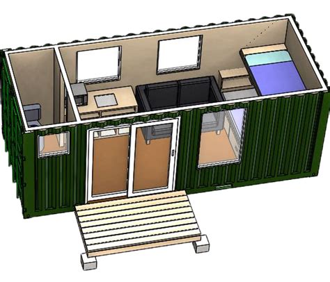 Shipping Container House Floor Plans 20 Ft - floorplans.click