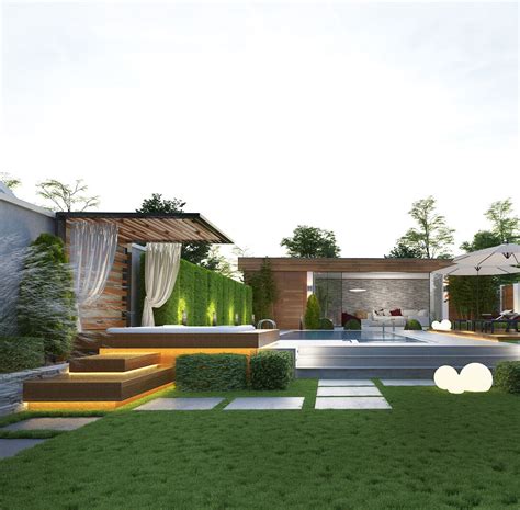 Luxury Modern House Garden Design | CORPUS ARCHITECTS | Archello