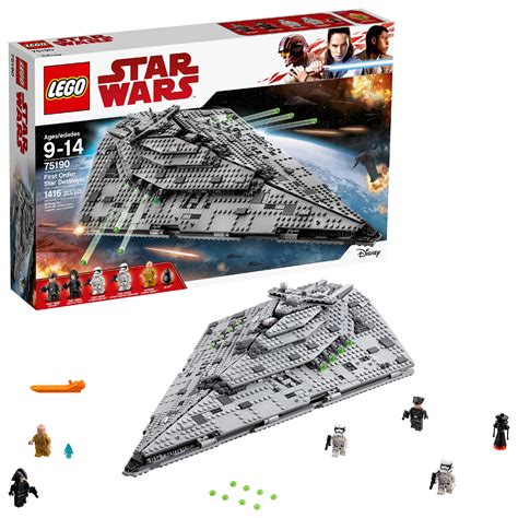 LEGO Star Wars TM First Order Star Destroyer 75190 - Walmart.com - Walmart.com