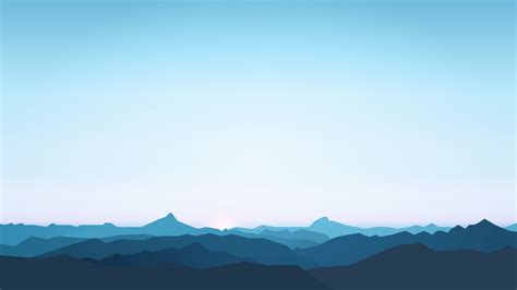 Blue Minimalist Wallpaper 4K