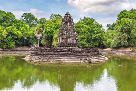 Neak Pean Temple in Angkor Wat Stock Photo - Image of buddhist, heritage: 185469820