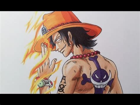 Portgas D Ace Hat Drawing