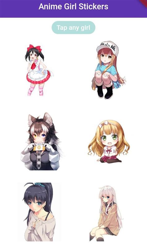 Anime Girl Stickers APK for Android Download