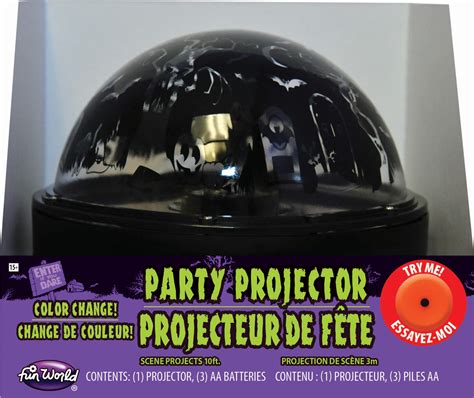 Halloween Scene Party Projector – Battery Operated Decorations, Halloween – Palmer Agencies Ltd