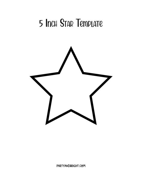 Printable Star Template - Printable Form, Templates and Letter