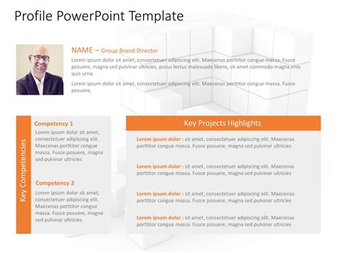 Employee Profile 6 PowerPoint Template