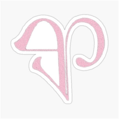 "Blackpink Heart Logo" Sticker by sourbelts | Redbubble