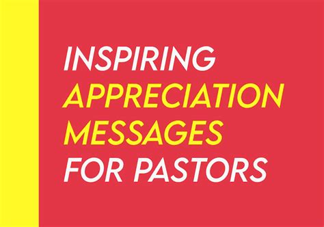 [2024] Inspiring Words And Short Message For Pastor Appreciation Quotes - TipsQuotesWishes