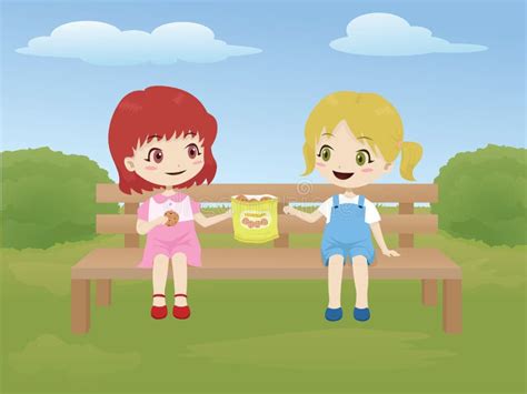 Kids Sharing Food Stock Illustrations – 227 Kids Sharing Food Stock Illustrations, Vectors ...