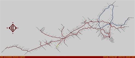 Modern Erie Lackawanna System Map by sullivan1985 on DeviantArt