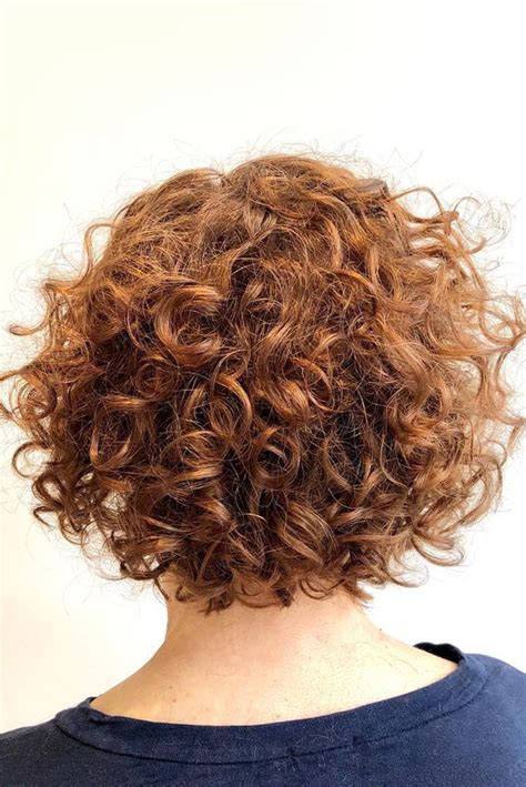 20 Romantic Curly Bob haircuts : Short Curly Bob with Stunning Colour