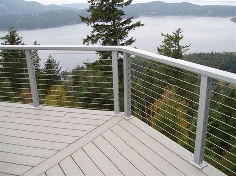 Stainless Steel Cable Railing | Deck railing design, Railing design, Stainless steel cable railing