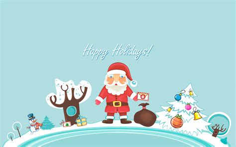 Santa Claus Happy Holidays Wallpapers | HD Wallpapers | ID #12009