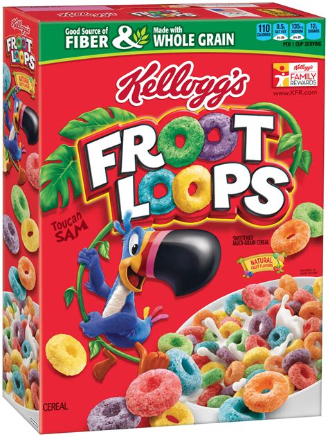 (2 Pack) Kellogg's Froot Loops Breakfast Cereal, Fruit Flavored, 8.7 Oz - Walmart.com - Walmart.com