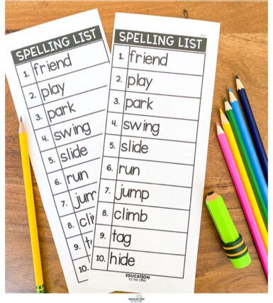 30 Fun Spelling Activities for Primary | Education to the Core