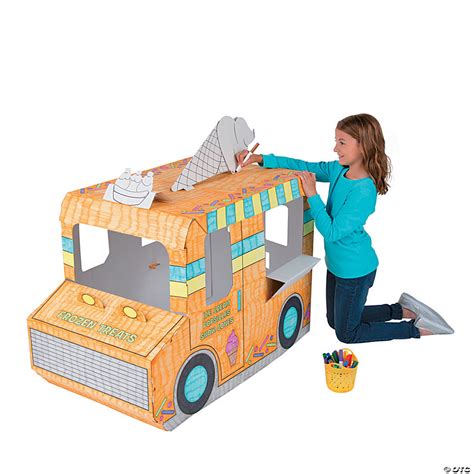 Color Your Own Ice Cream Truck Playhouse