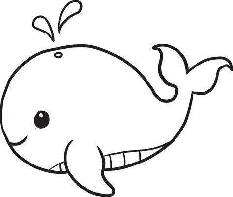 a cartoon whale swimming in the ocean