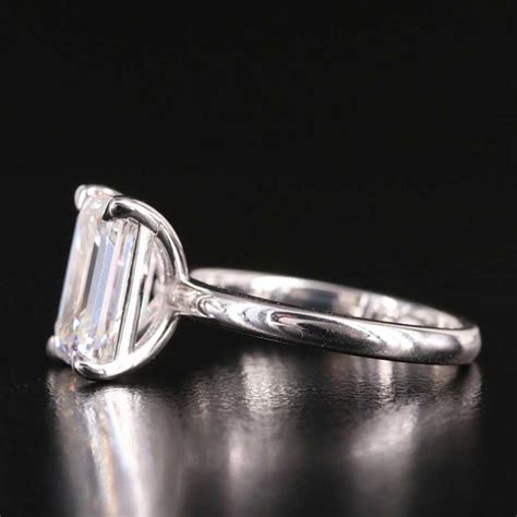 18K 4.01 CT Lab Grown Diamond Solitaire Ring with IGI Report | EBTH