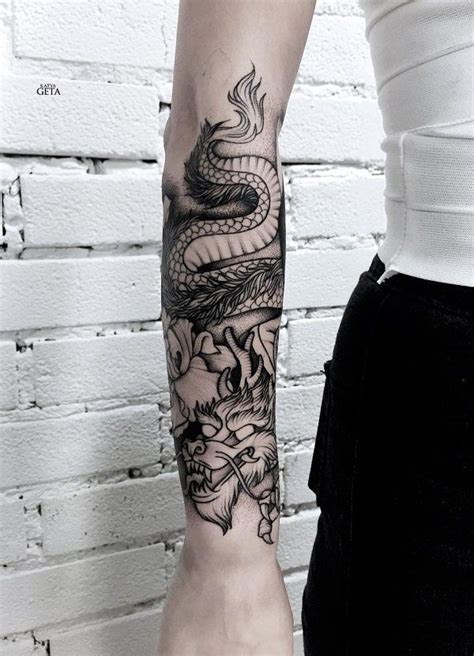 Dragon Tattoos On Forearm