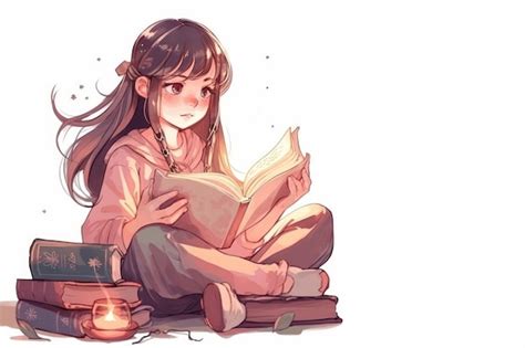 Discover 85+ anime girl reading a book - in.coedo.com.vn