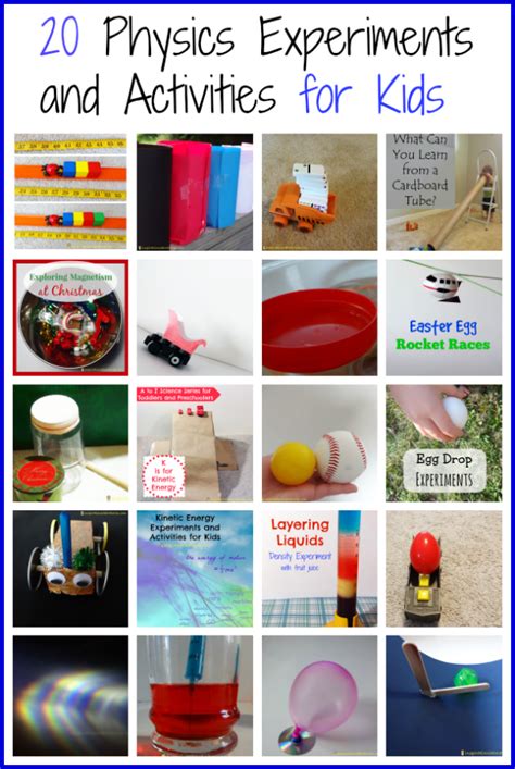 20 Preschool Physics Experiments and Activities | Inspiration Laboratories