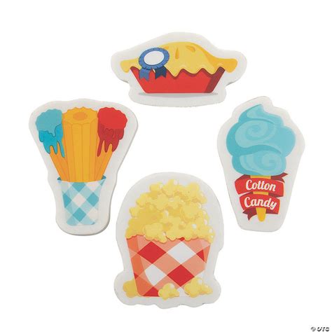 County Fair Carnival Food Scented Erasers | Oriental Trading