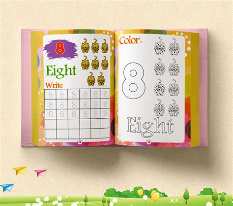 Kids' drawing book - Numbers on Behance