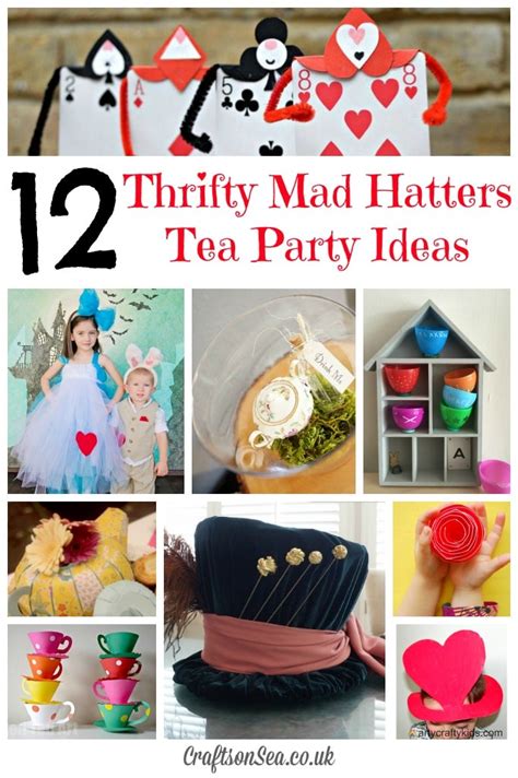 Thrifty Mad Hatters Tea Party Ideas - Crafts on Sea