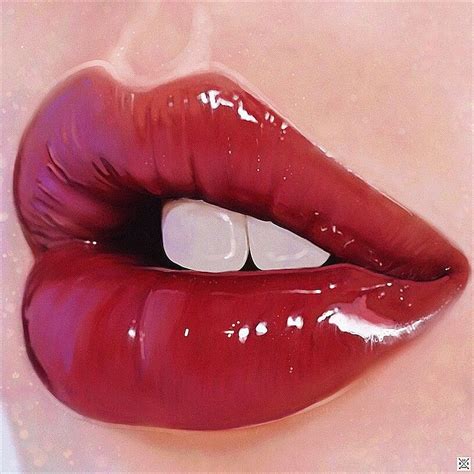 lips, Julia Razumova on ArtStation at https://www.artstation.com/artwork/VQ92n | Lips painting ...